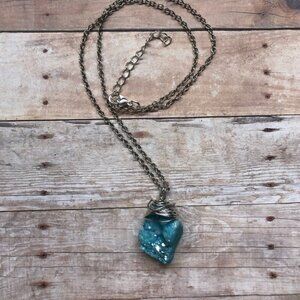 3/$20 Agate Wire Wrapped Necklace